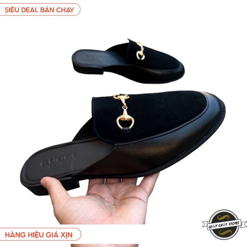 Giày sục nam da Pu Pu bảo hành 1 năm kiểu dáng sành điệu - Mã T22 VN02