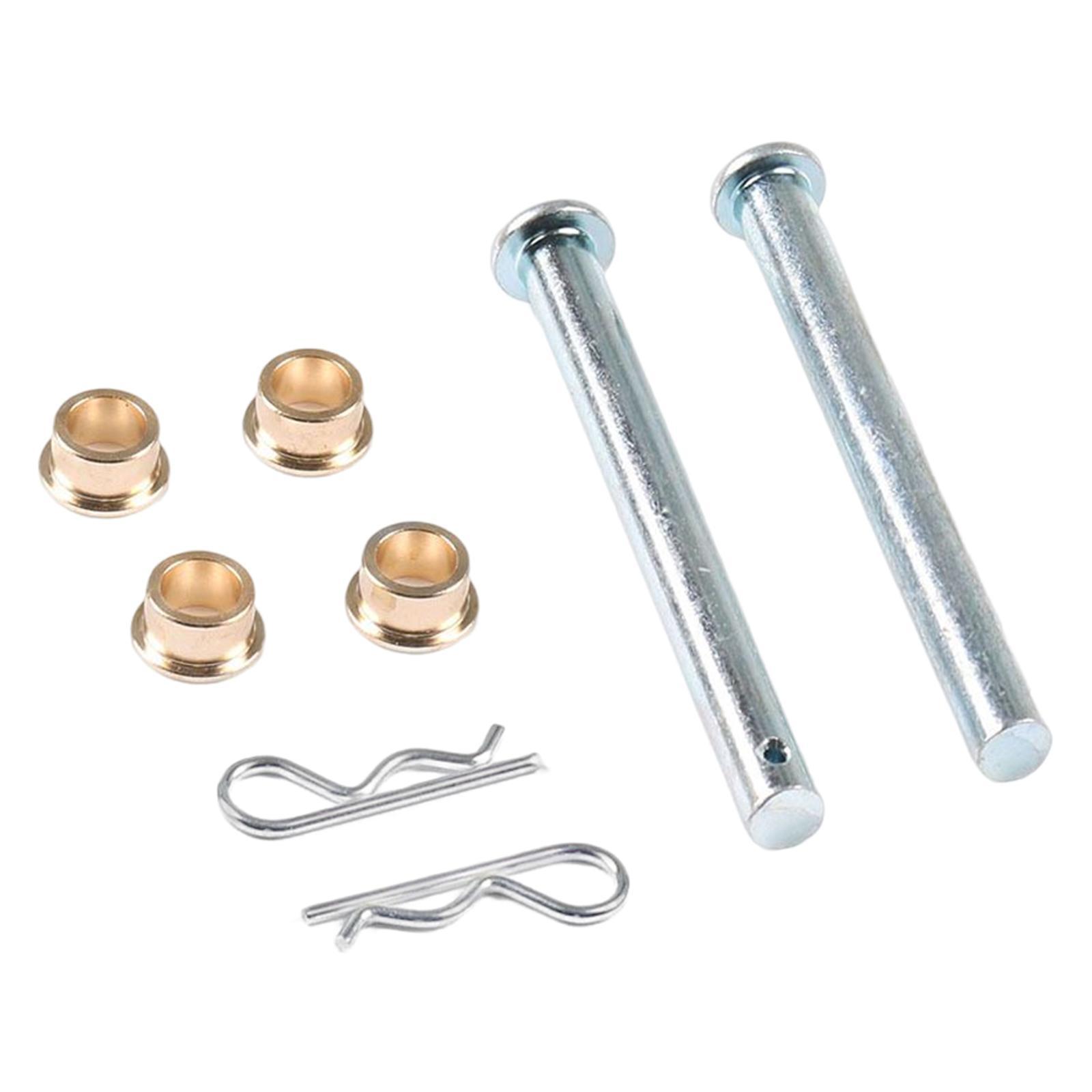 8x Auto Door Hinge Pins Bushings Kit Accessories Aluminum for