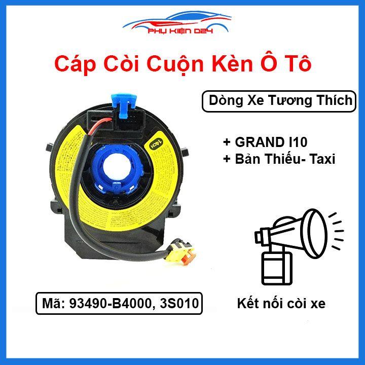 Cáp còi cho xe GRAND I10 Bản Thiếu- Taxi Mã 93490-B4000, 3S010