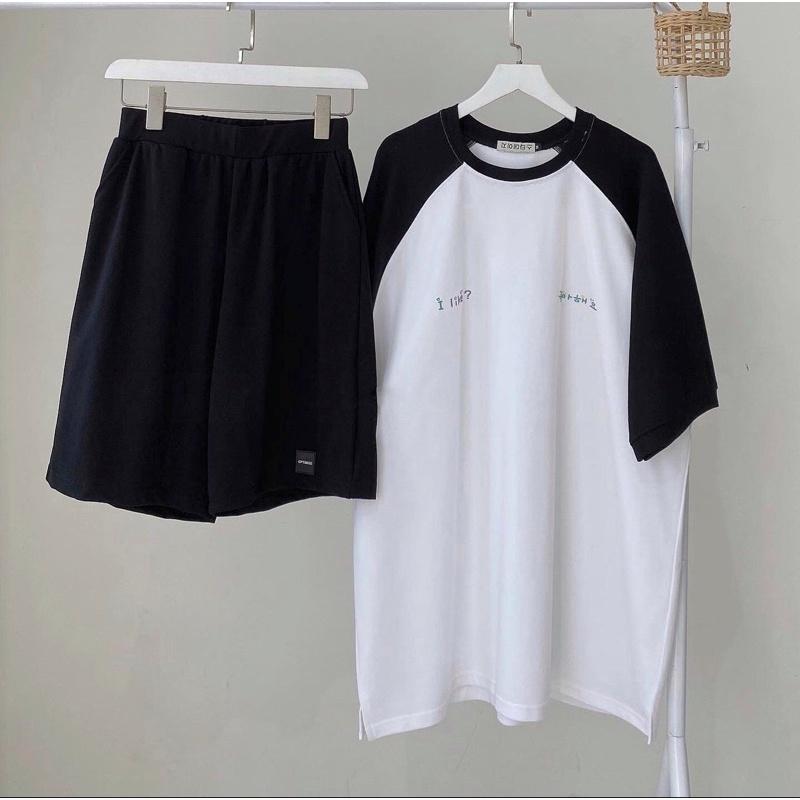 Set Đồ Nữ Tay Ngắn Form Rộng TIMI Phong Cách Ulzzang