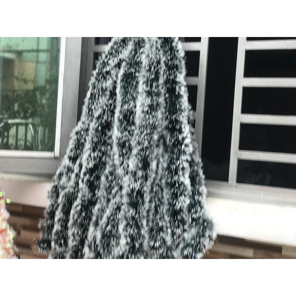 Dây Chồn Xanh, Dây Kim Tuyến Đuôi Chồn Trang Trí Noel Dài 2M, bản 8cm