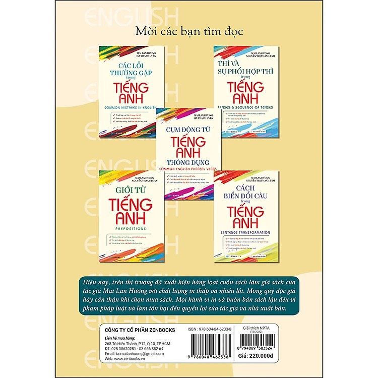 Sách Giải Thích Ngữ Pháp Tiếng Anh (Tái Bản 2020) - ảnh 4