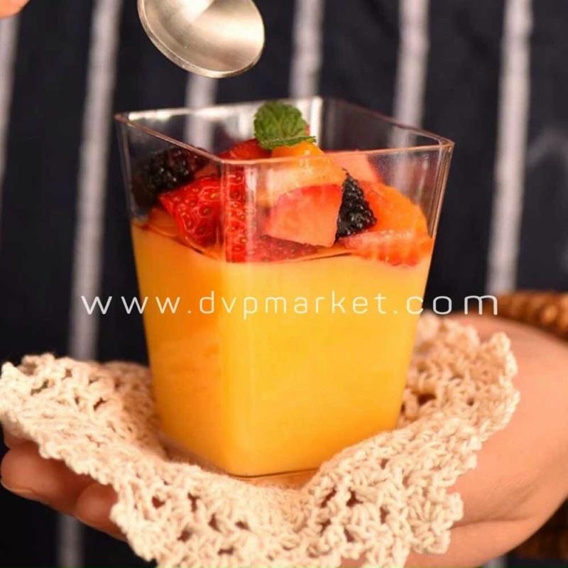 Ly nhựa mousse vuông BN24