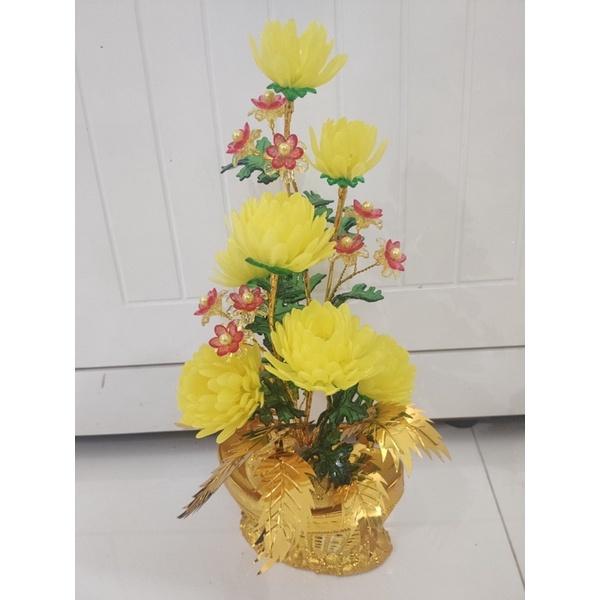 Chậu hoa để bàn cao 45cm