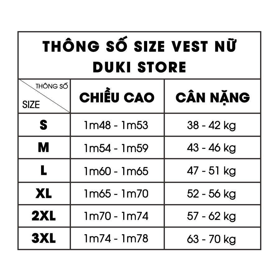 Bộ vest nữ cổ viền ve màu đen thanh lịch - DUKI STORE