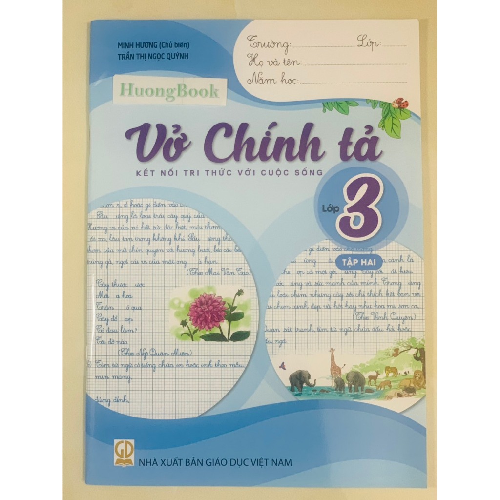 Sách - Combo 2 cuốn Vở luyện viết chính tả 3 ( kết nối tri thức ) - BT