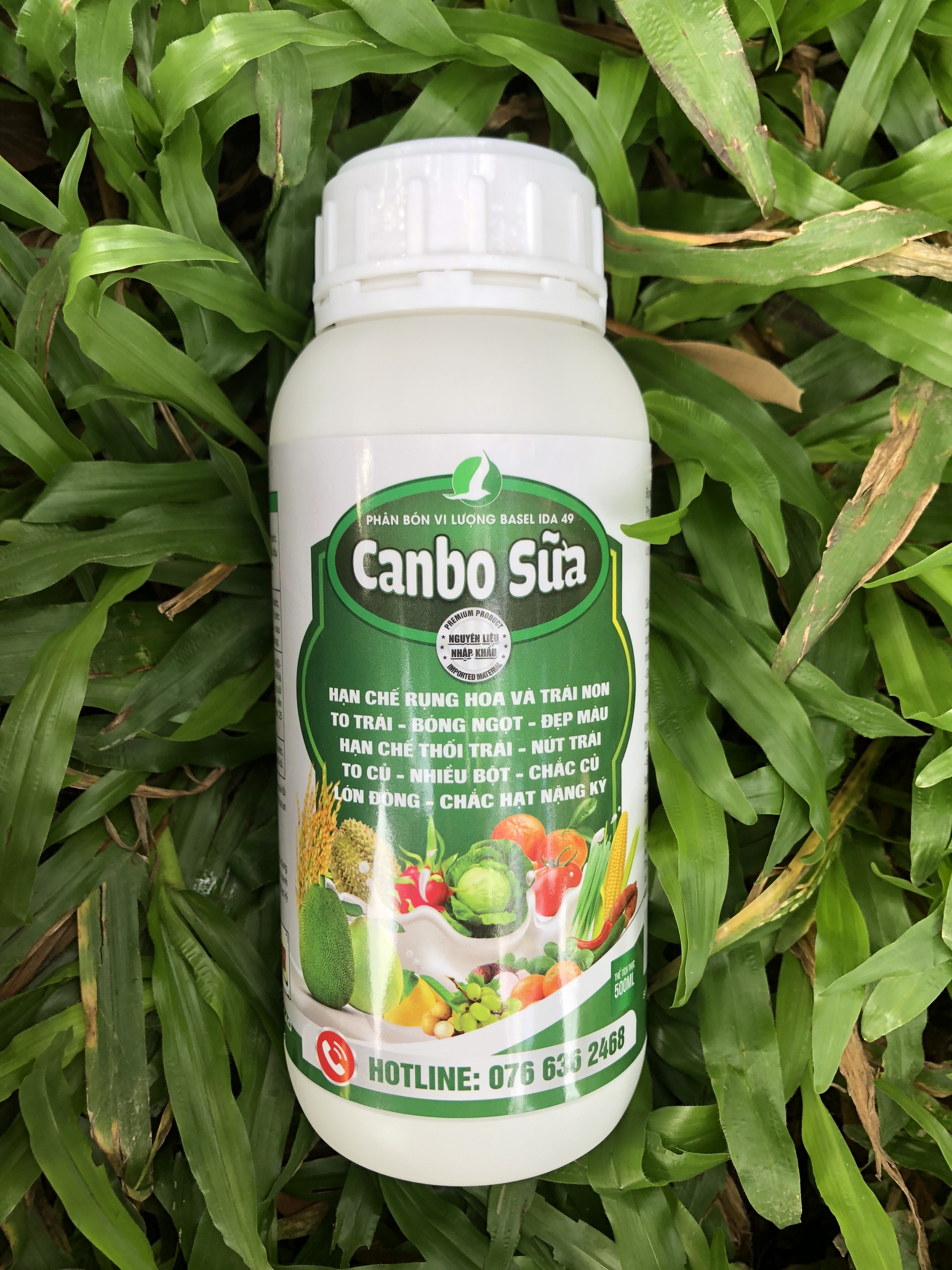 Phân bón lá CANBO SỮA - CANXI BO SỮA CHAI 500ML