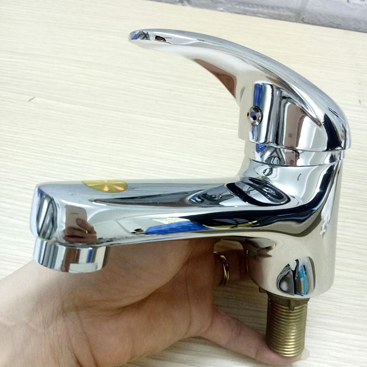 Vòi Lavabo lạnh - Đồng đúc nguyên khối mạ tĩnh nhiệt crom chống bám bẩn - Thiết kế đẹp phù hợp mọi không gian.