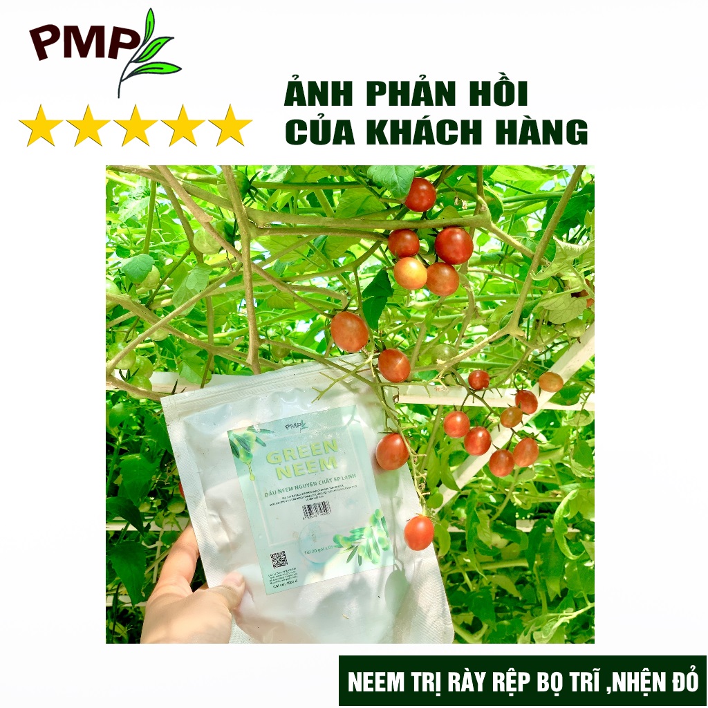 Combo Biomic Vi Sinh &amp; Neem Oil Green Neem Nguyên Chất Cho Hoa Hồng, Rau Sạch, Cây Cảnh