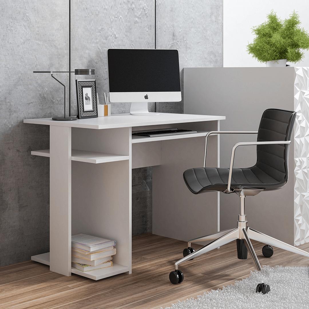 Bàn vi tính gỗ sang trọng SMLIFE Delta