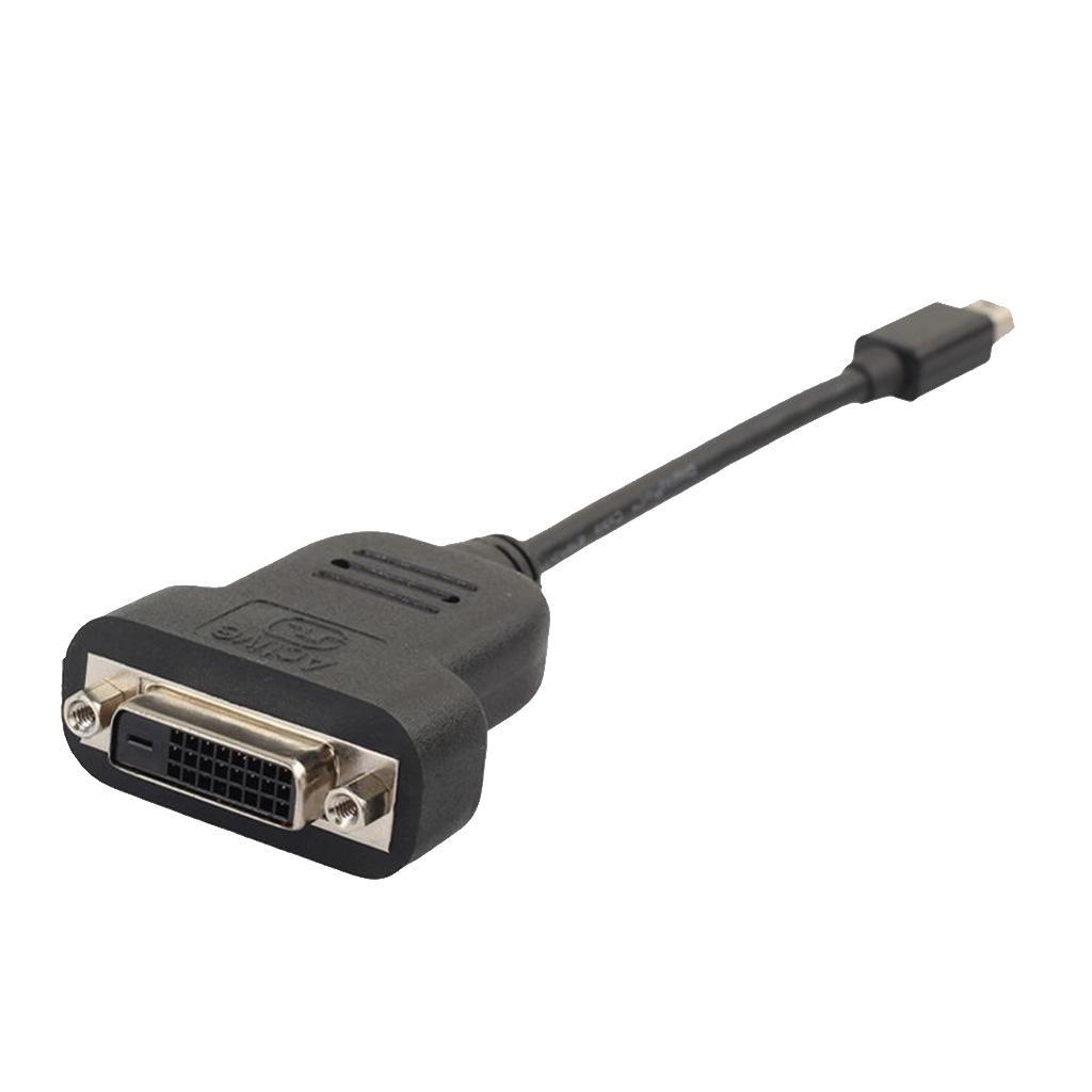 Mini DP to DVI Cable Mini DisplayPort to DVI Adapter, 13cm