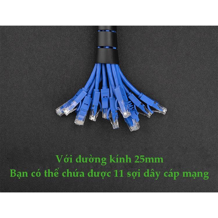 Dây dạng ống xoắn PE bảo vệ các loại dây cáp dài 3m UGREEN LP121 30819 hàng chính hãng