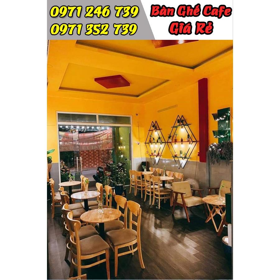 Bàn ghế gỗ cafe nhà hàng quán ăn