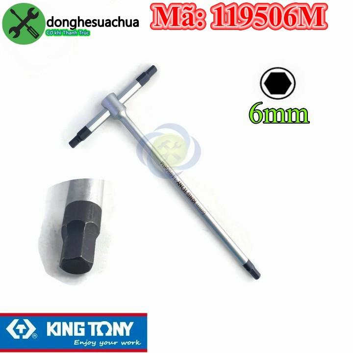 Lục giác T 6mm cán trượt Kingtony 119506M dài 105mm x 210mm