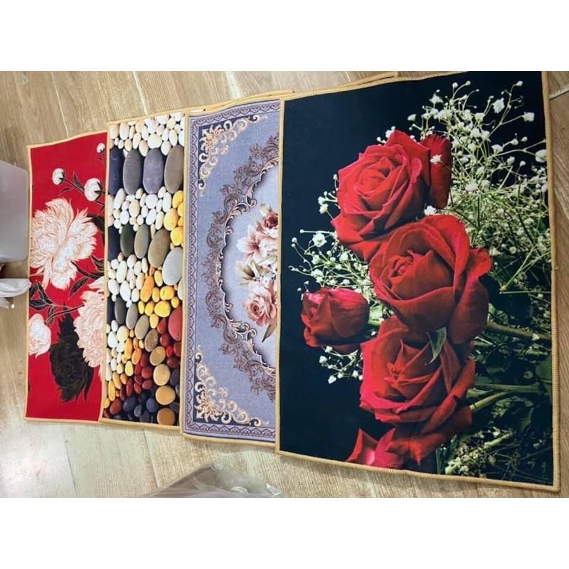 Thảm chân 3d, thảm thấm hút, lau chân