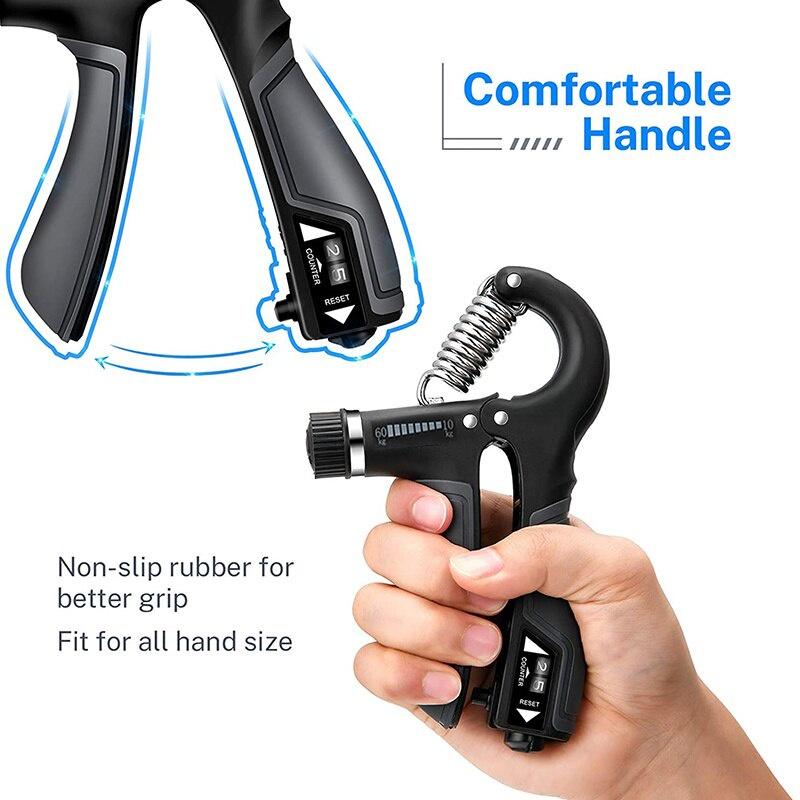 Adjustable Fitness R Type Gripper Training Hand Muscle Strength Booster Wrist Rehabilitation Training Device Fitness Equipment