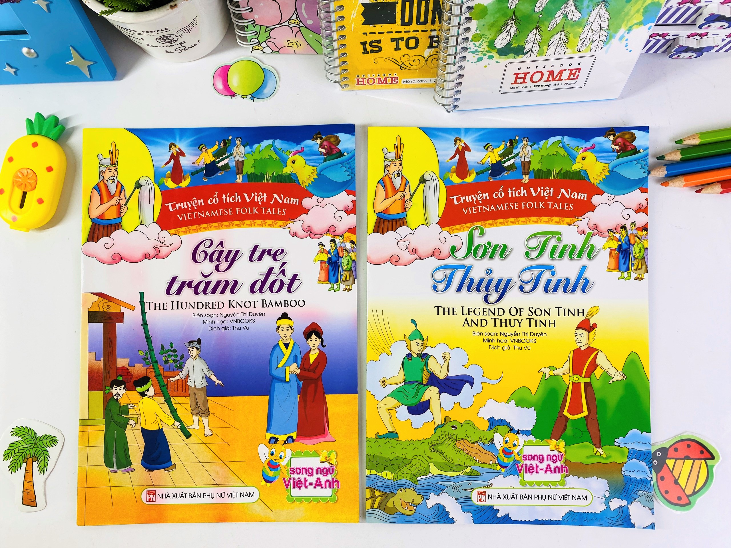 Sách - Combo 25 cuốn Truyện cổ tích Việt Nam - Song ngữ Việt Anh (312k) - ndbooks