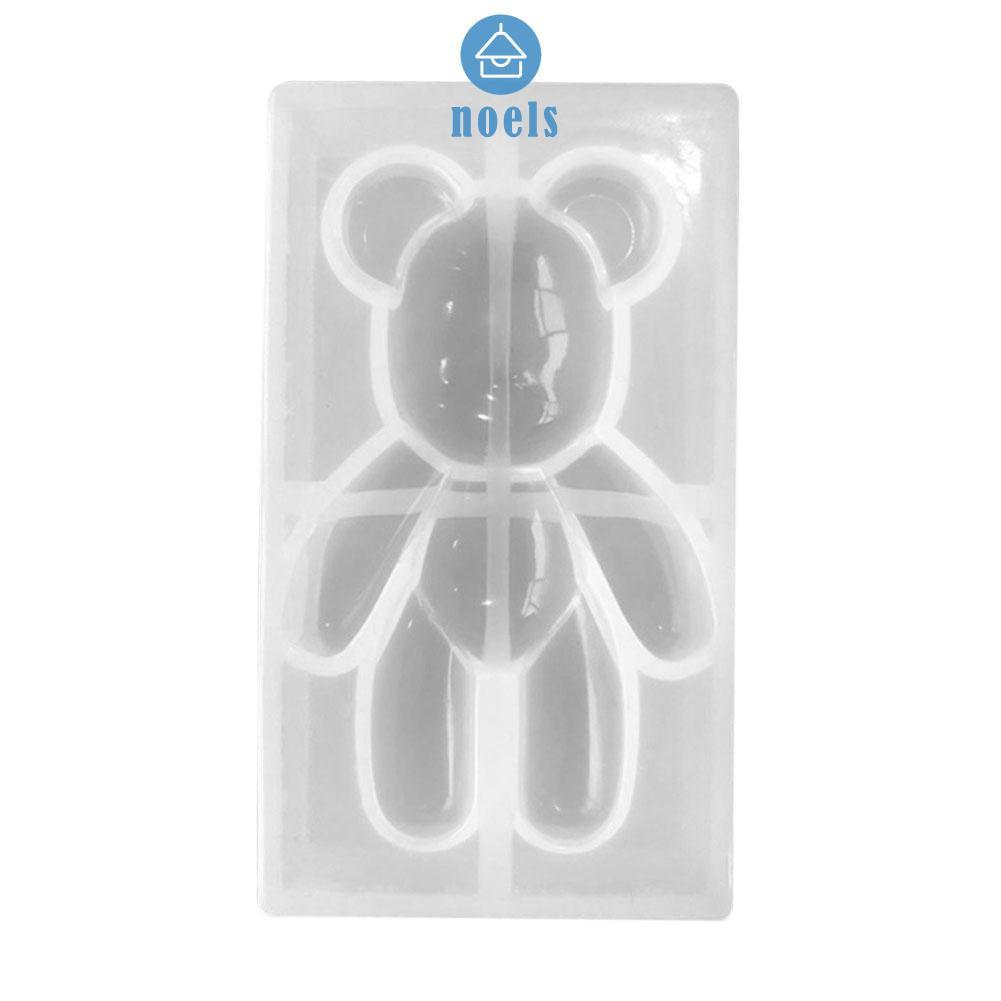 Khuôn Silicone Làm Mặt Dây Chuyền Hình Gấu Diy