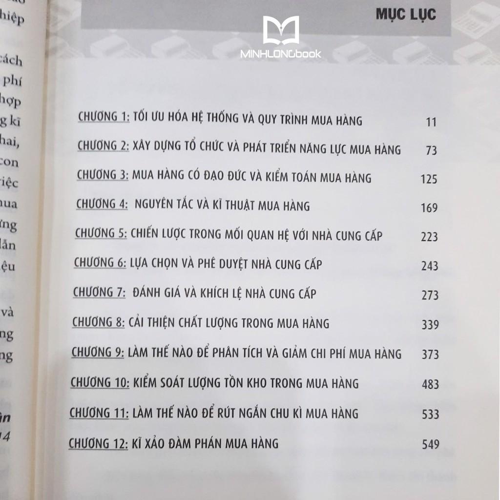 Sách:  Kiểm Soát Chi Phí Mua Hàng Và Quản Lí Nhà Cung Cấp