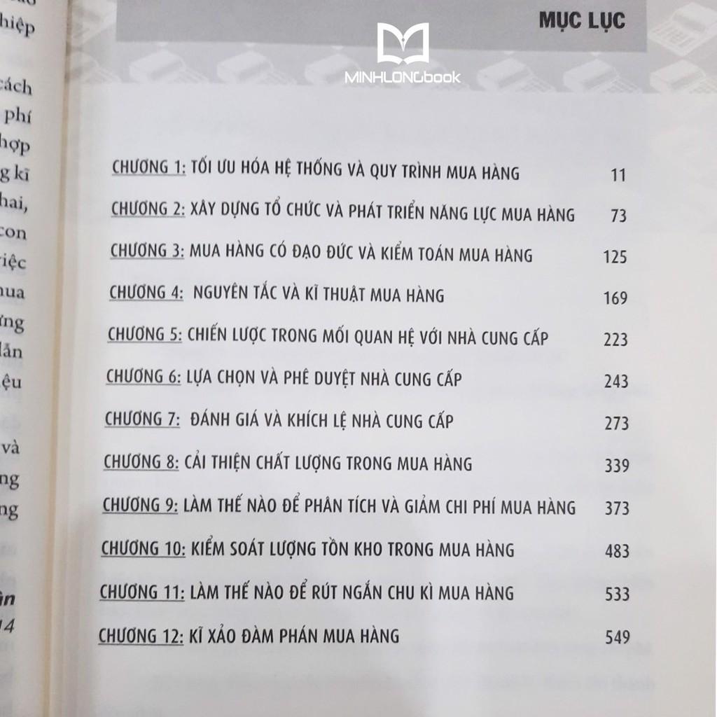 Sách Kiểm Soát Chi Phí Mua Hàng Và Quản Lí Nhà Cung Cấp Cẩm Nang Dành Cho Các Doanh Nghiệp - Minh Long