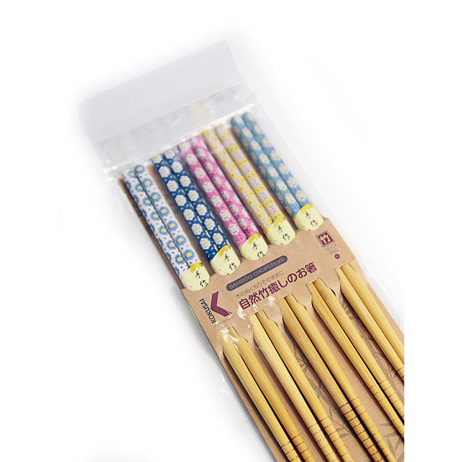 Đũa Tre Nhật Bản Vỉ 5 Đôi Kokusai NDCK