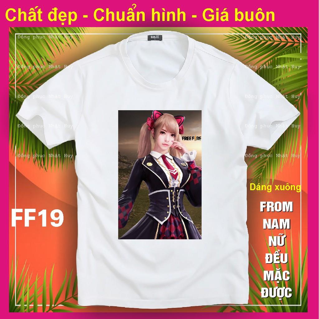 Áo thun game Free Fire FF19,phông bao đổi trả, chất đẹp,