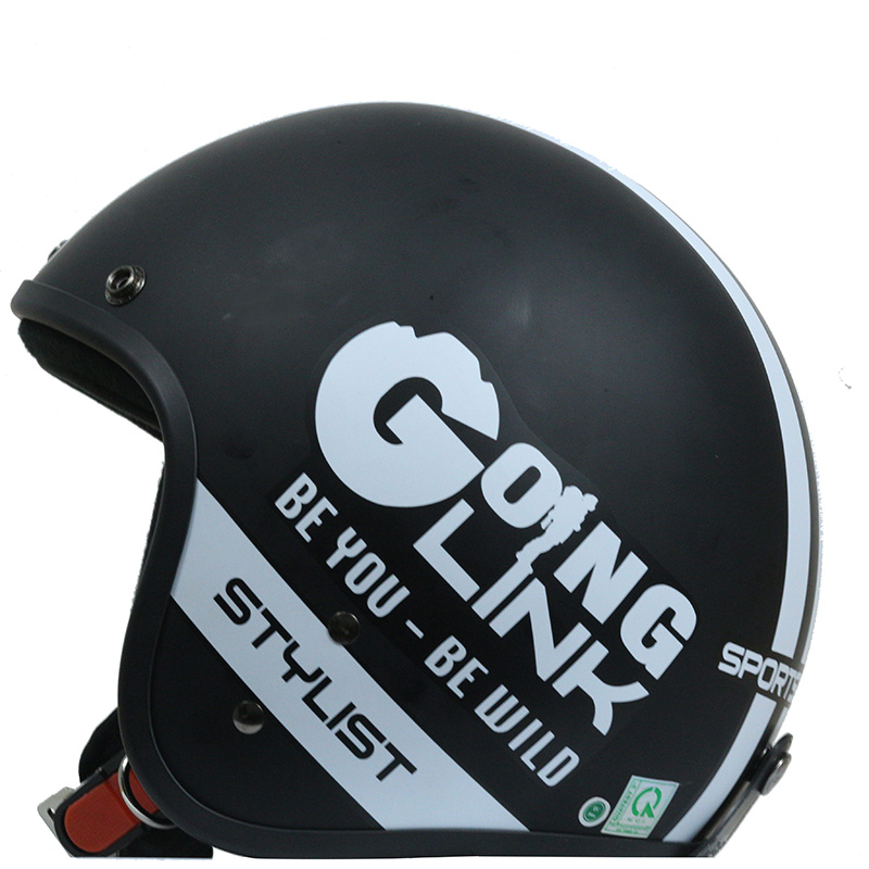 Mũ bảo hiểm 3/4 đi phượt Sportslink - Goinglink CT1 (Đen)
