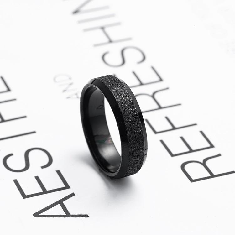 Nhẫn Nam Màu Bạc Đen Xích Ren Ring Đẹp Cao Cấp - Nhẫn Chất liệu Titan Không Gỉ - Ren Ring - CamCamVintage