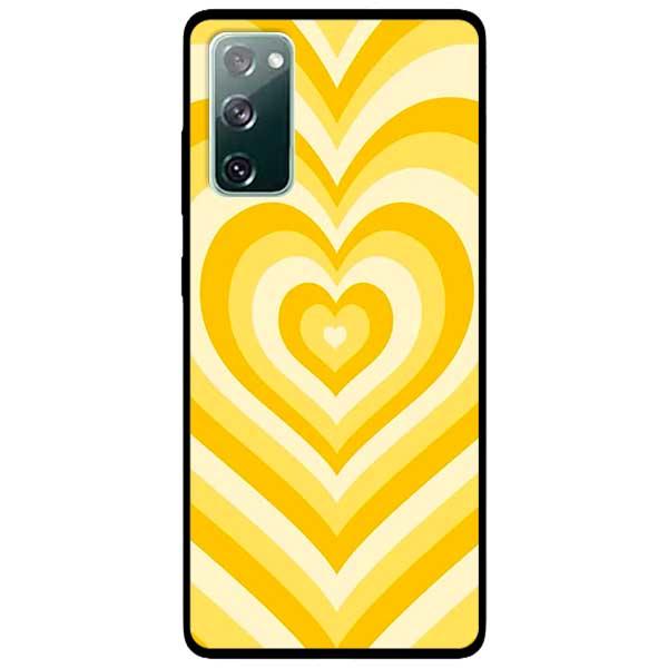 Ốp lưng dành cho Samsung S20 FE / Samsung S20 FE 5G - Tim Cầu Vồng Vàng