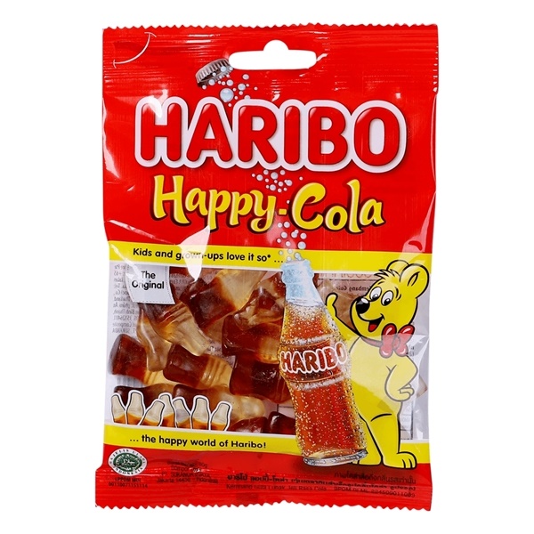 Date 10/24 Kẹo dẻo Haribo Happy Cola 80g