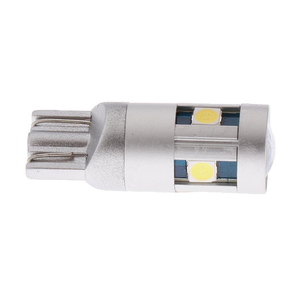 1 Pair DC12V Car Interior Dome Reading Map T10 3030 5SMD LED Light Bulbs