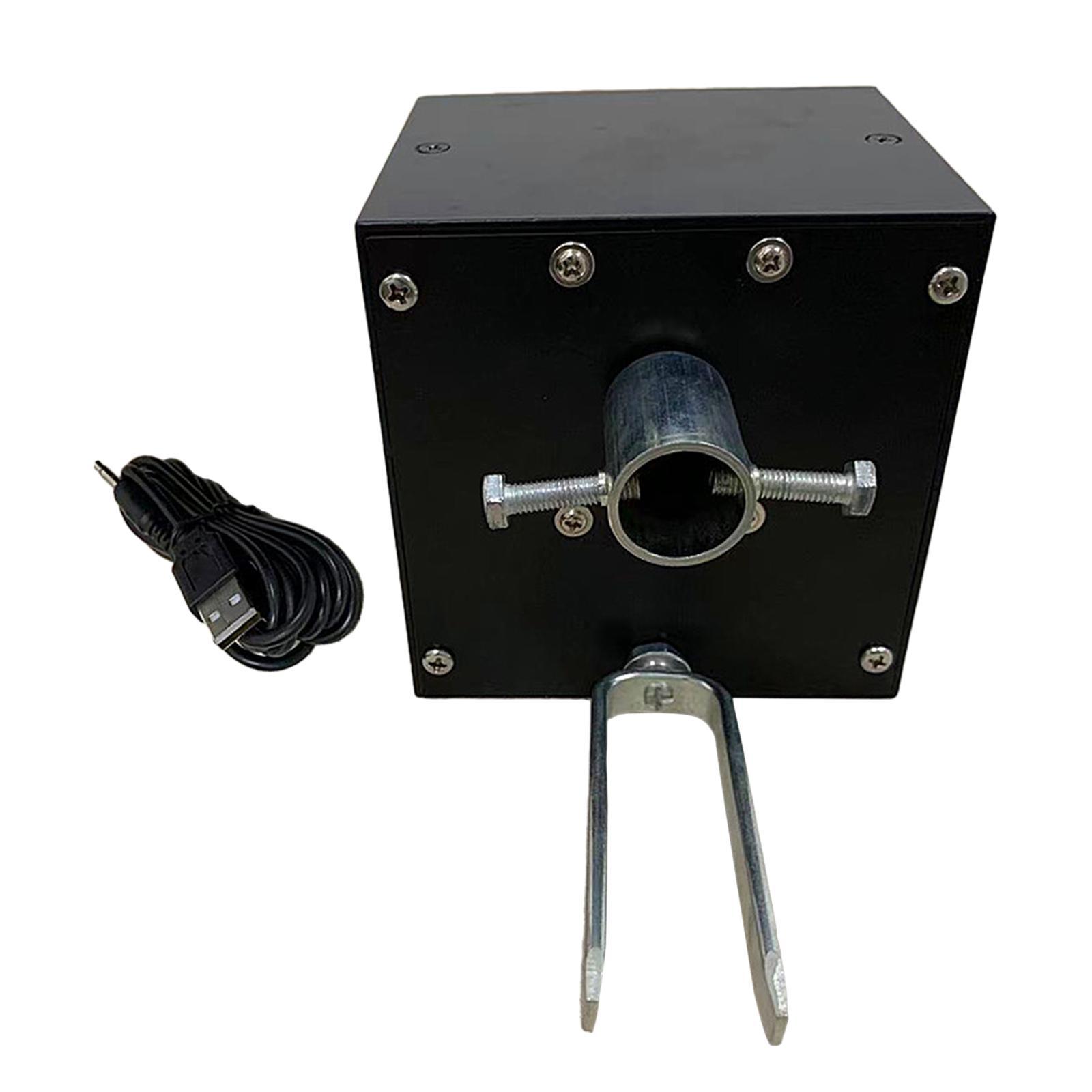 Grill Rotisserie Motor/ BBQ Motor with 1.5M USB Cable/ Black Universal Low Noise Barbecue Motor Grill Motor for Home Outdoor
