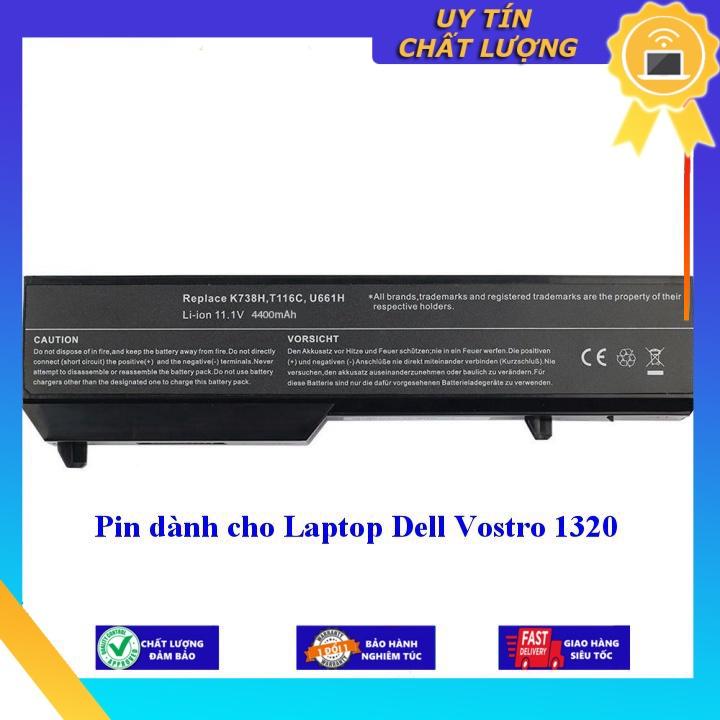 Pin dùng cho Laptop Dell Vostro 1320 - Hàng Nhập Khẩu  MIBAT443