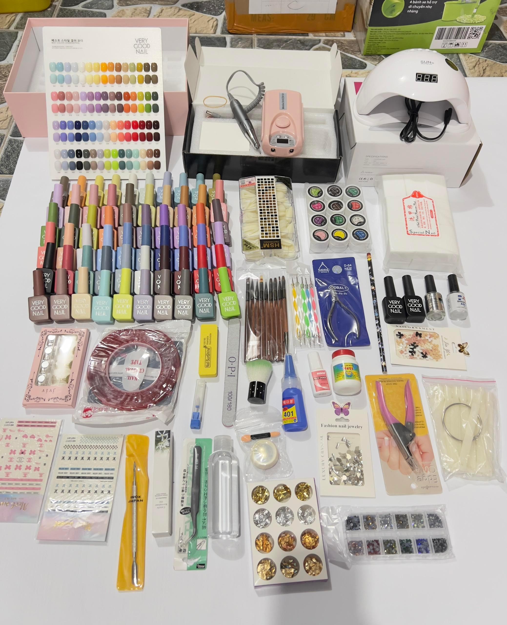 Combo Dụng Cụ Nail Cá Nhân Số 12 Chuyên Nghiệp Nhà Nail Phương Miu, Chất Lượng Cao Cho Thợ Nail Đẹp, Làm Nail Tiện Lợi Nữ Women