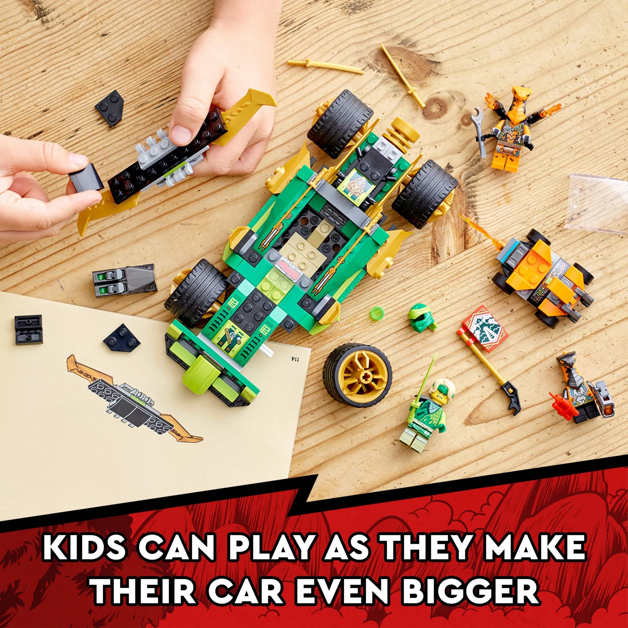 LEGO Ninjago 71763 Xe đua tốc độ của Lloyd