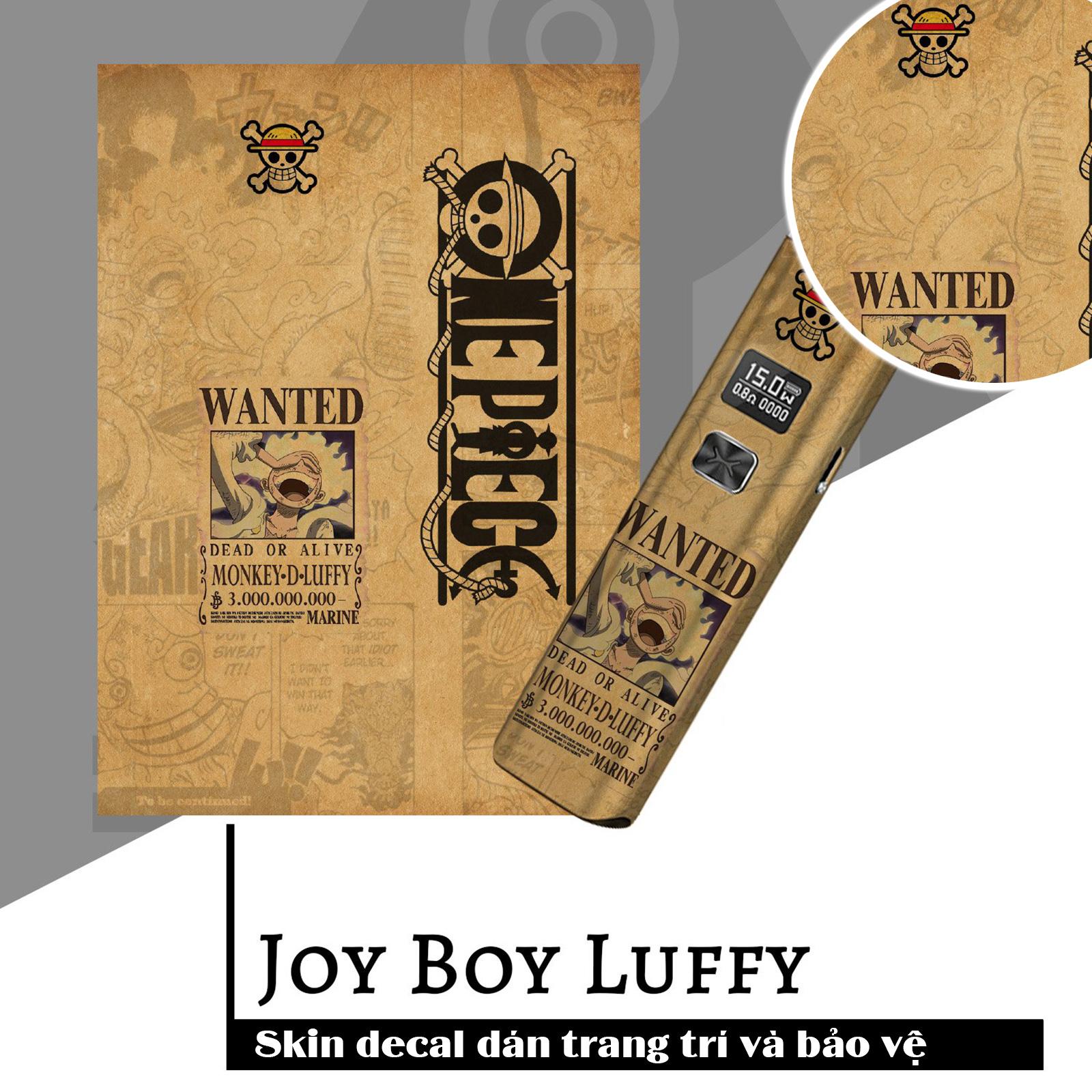 Skin dán Xlim V1, V2 mẫu Joy Boy Luffy (dễ dán, đã cắt sẵn chi tiết)