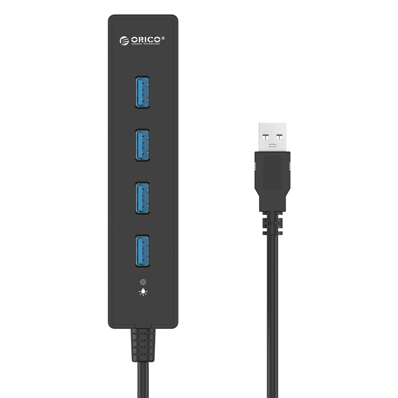 Bộ chia USB HUB ORICO W8PH4 4 cổng USB 3.0- Hàng Chính Hãng