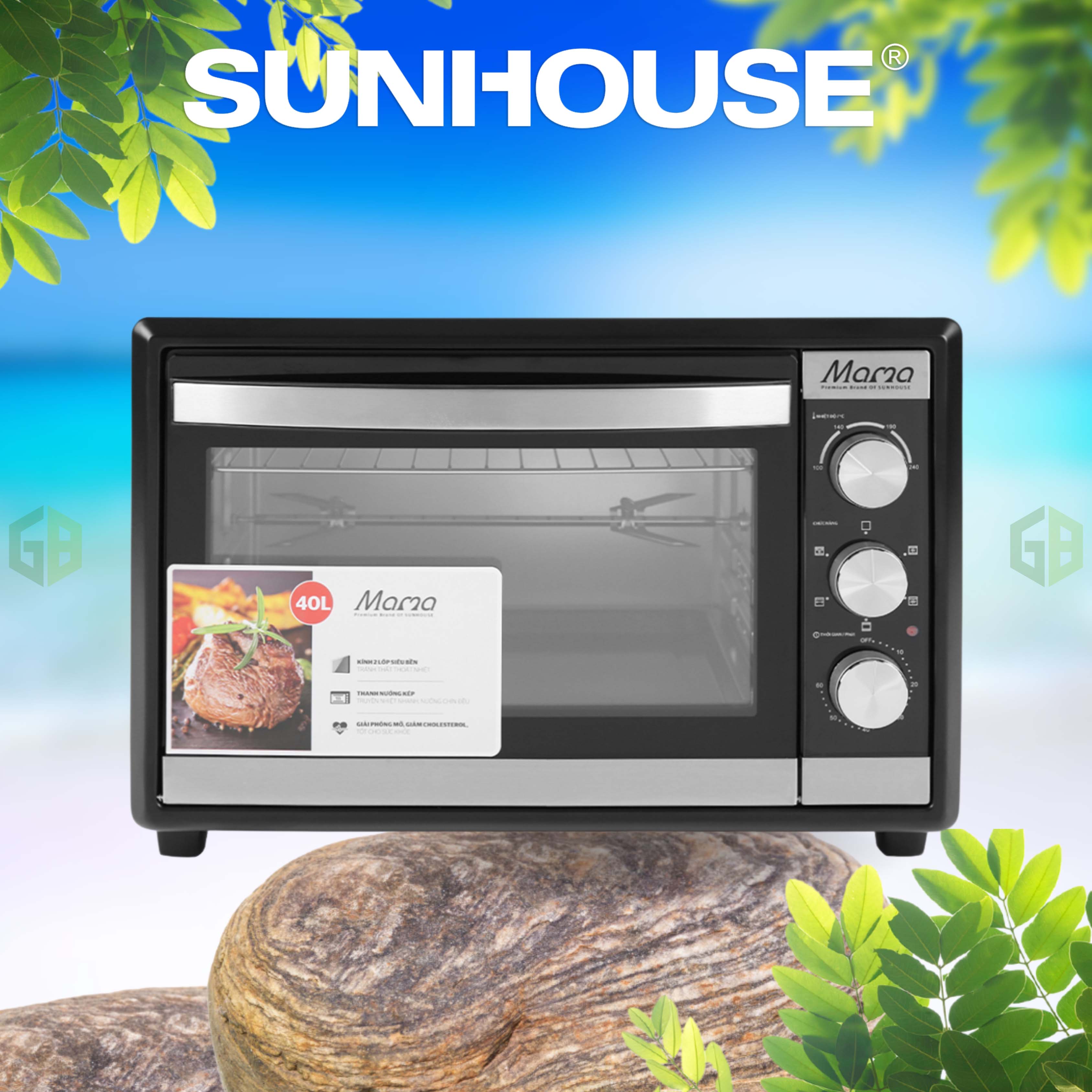 Lò nướng Sunhouse Mama SHD4240 (40L) - Hàng chính hãng