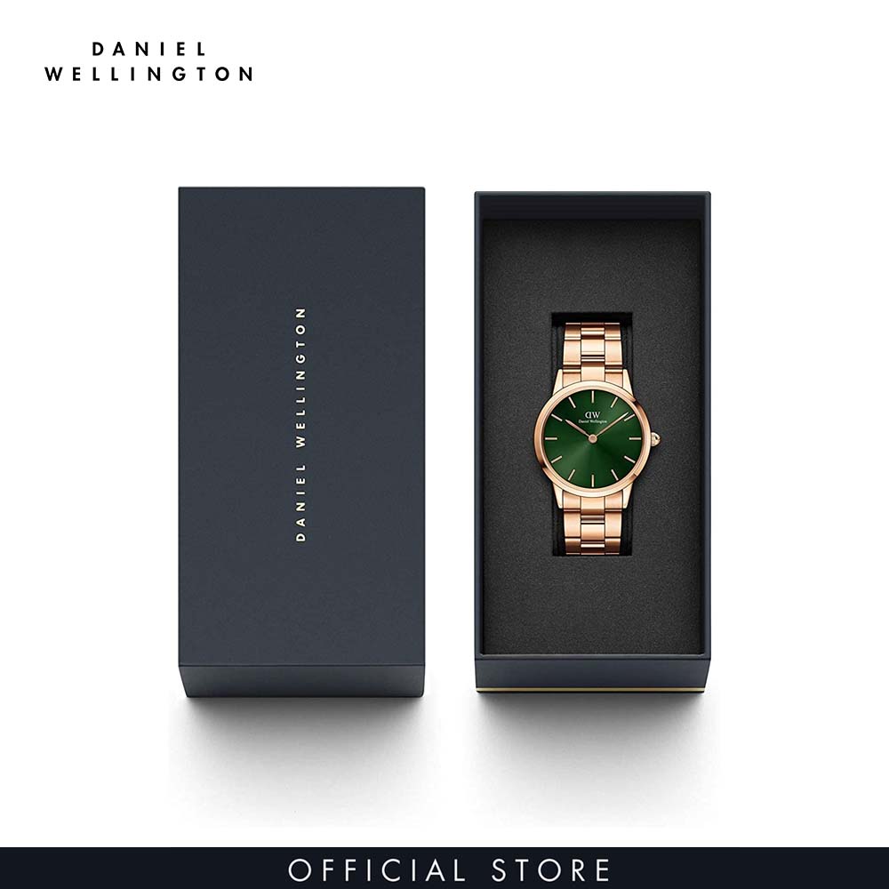 Đồng hồ Nam Daniel Wellington dây Kim loại - Iconic Emerald 36mm DW00100419