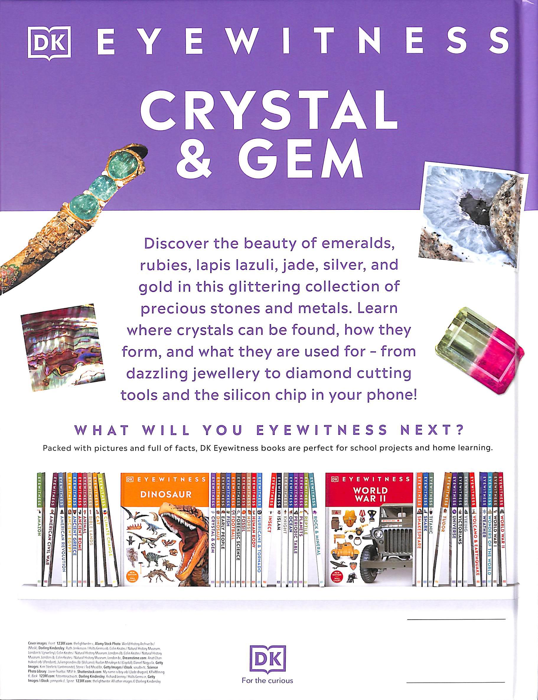 Sách ngoại văn: Eyewitness - Crystal And Gem