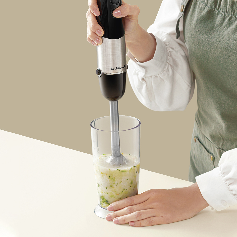 Máy xay cầm tay LocknLock - Hand Blender EJM559BLK - Màu đen - Hàng chính hãng