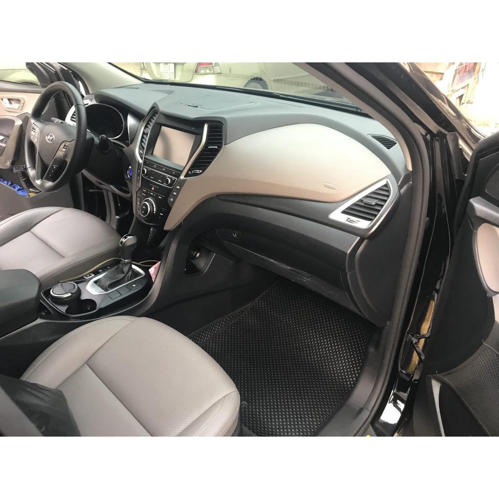 Thảm lót sàn ô tô KATA cho xe Hyundai Santafe - Khít với sàn xe, Chống trơn, Không mùi, Không ẩm mốc