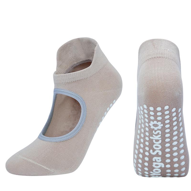 Cộng với kích thước nữ đàn ông yoga pilates vớ thể thao bằng cotton chống trượt trong nhà tập thể dục trong nhà Color: Pink Size: US 5-12 EU35-42