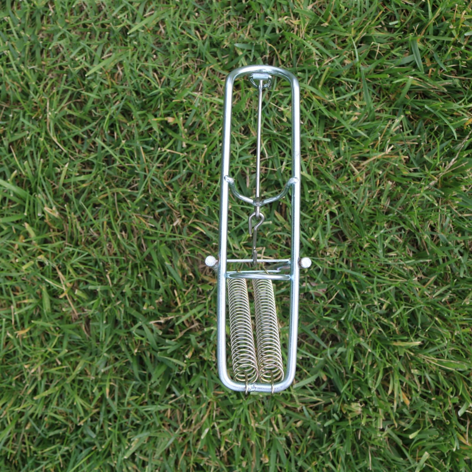 Spring Fishing Rod Holder Rod Stand Fishing Pole Holder Universal Double Spring Ground Support Rod Rack for Bank Ponds Rivers Fishing Tools