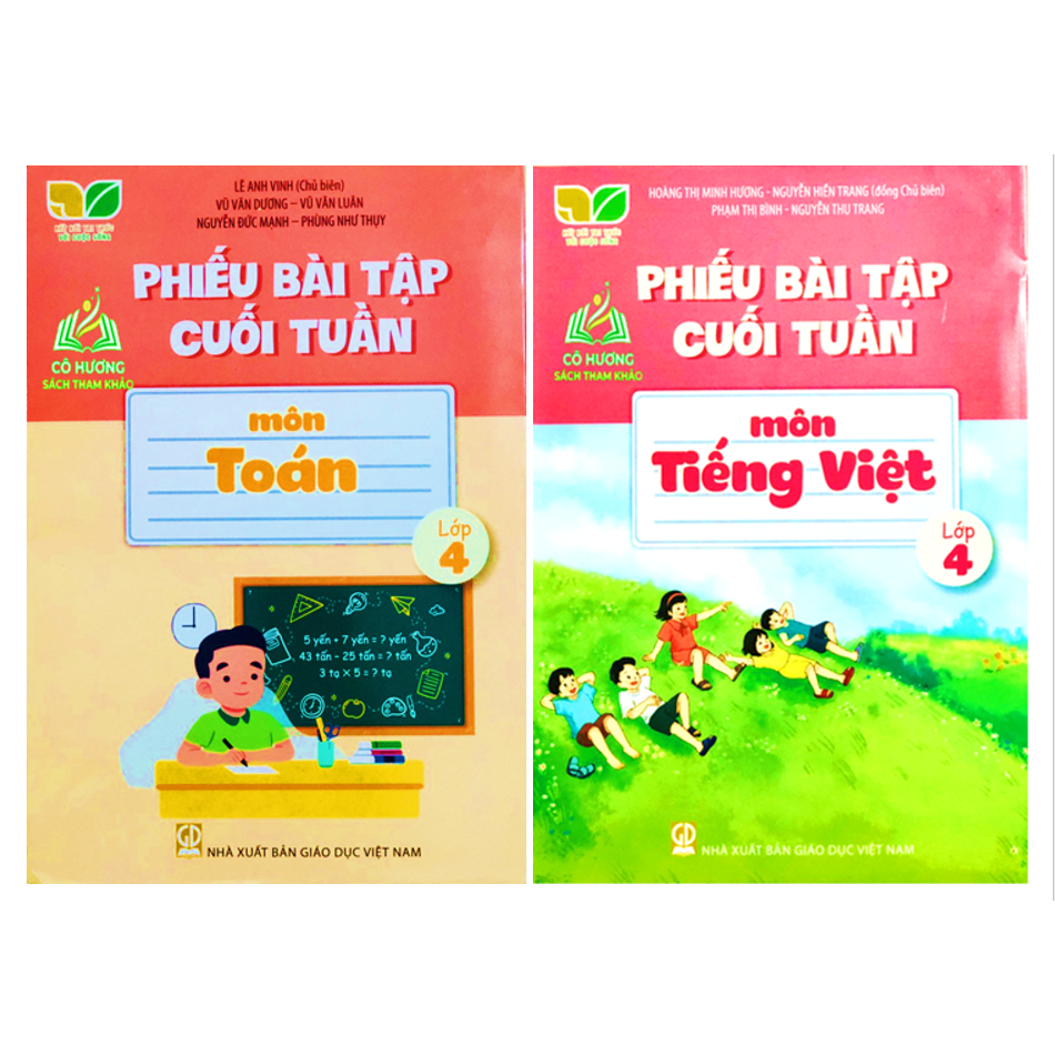 Sách - Phiếu Bài Tập Cuối Tuần Môn Toán Lớp 4 ( Kết Nối )