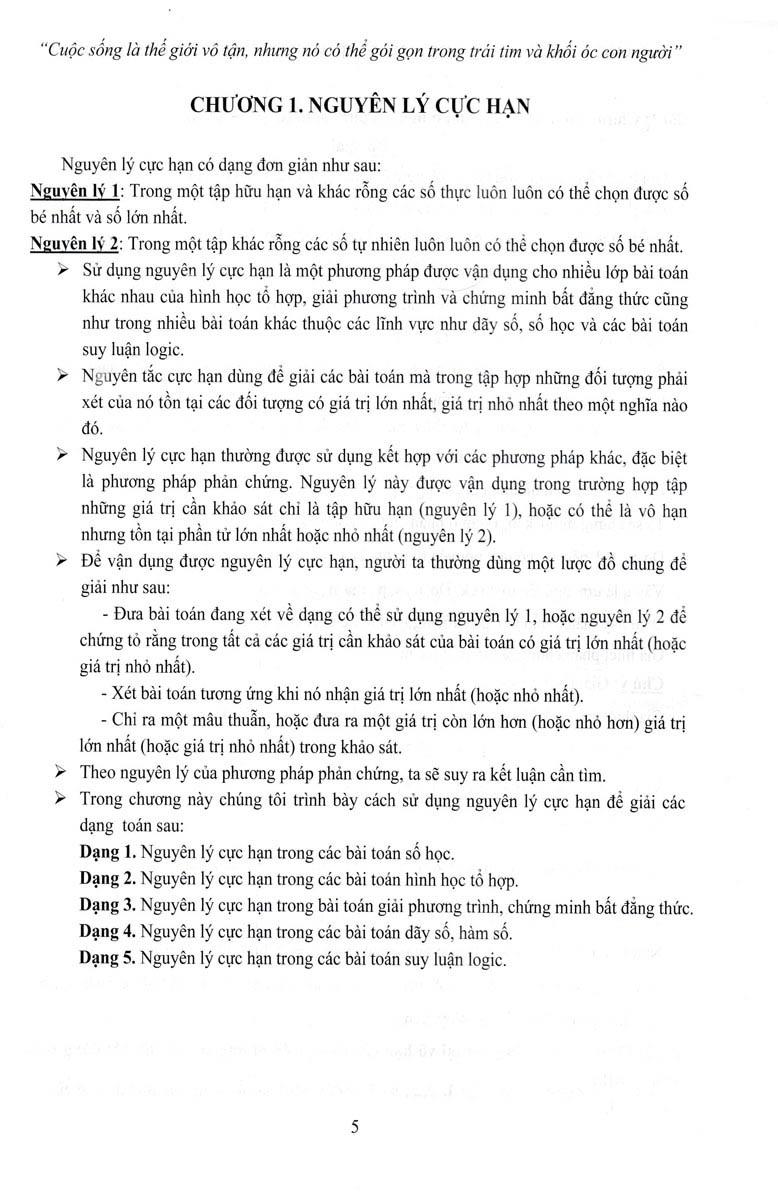 Các Nguyên Lý Cơ Bản Của Toán Học Và Áp Dụng Trong Nhà Trường Phổ Thông