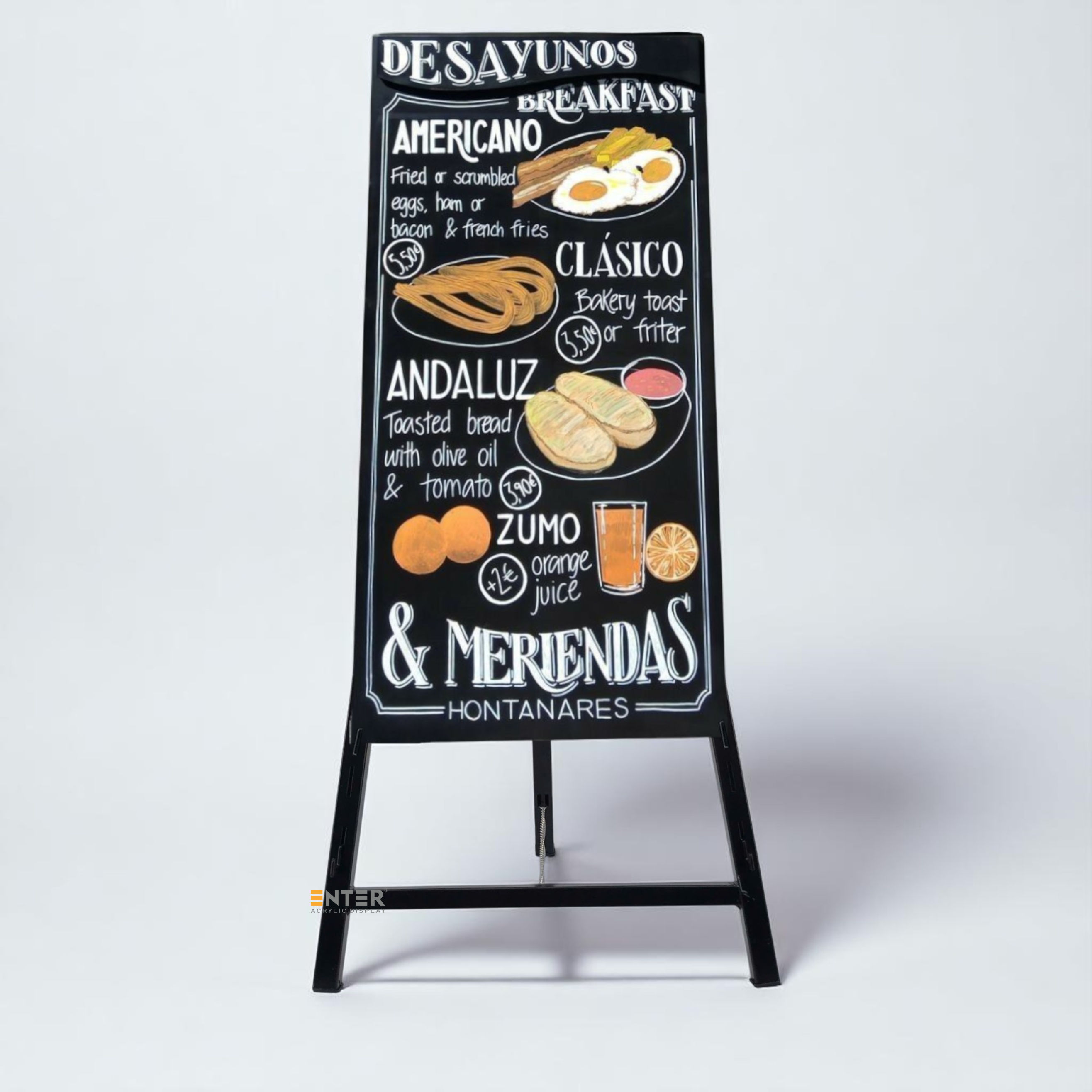 Khung vẽ - giá đỡ tranh Enter GV060 60cm đen / trắng / vàng