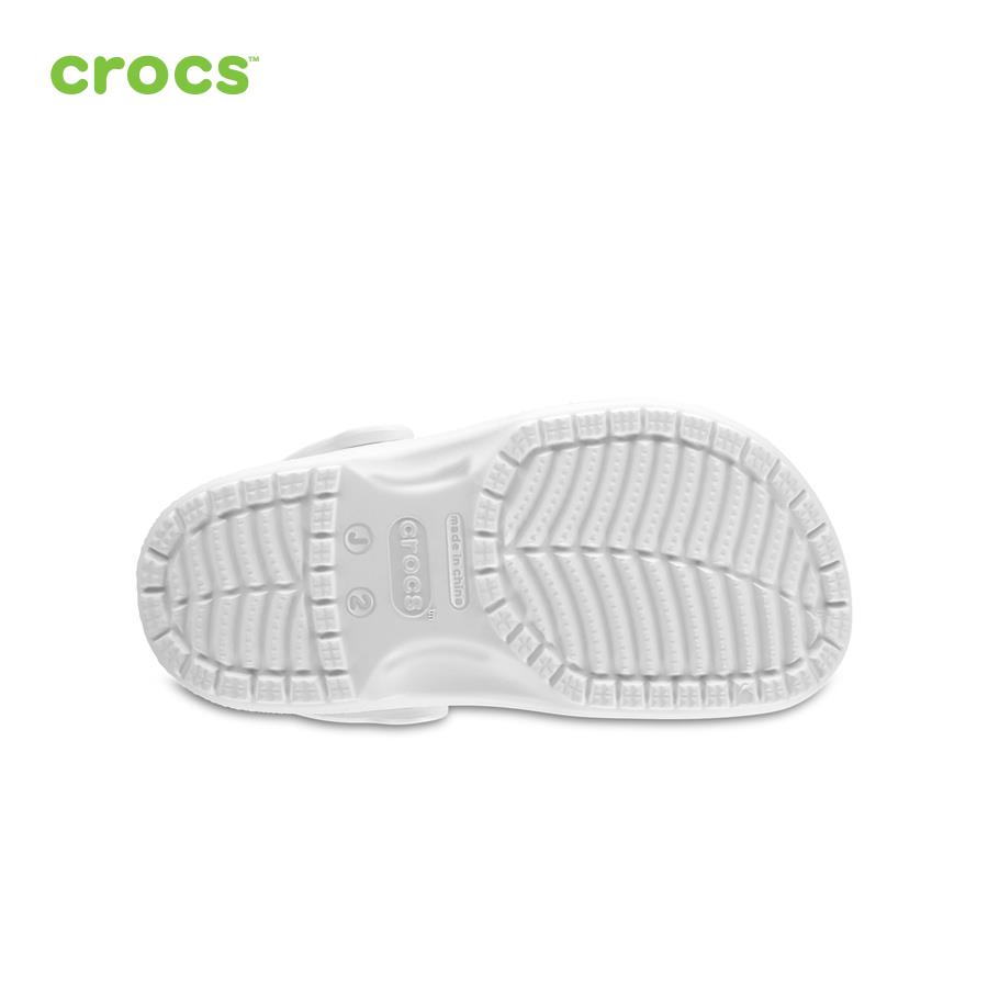 Giày lười trẻ em Crocs FW Classic Clog Kid White - 206991-100