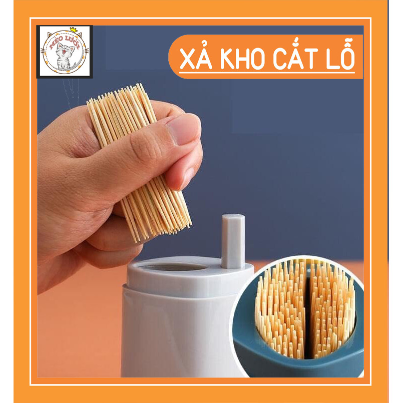HỘP ĐỰNG TĂM XỈA RĂNG CÓ NÚT NHẤN TỰ ĐỘNG BẬT TĂM LÊN CHẤT LIỆU NHỰA PP THỰC PHẨM