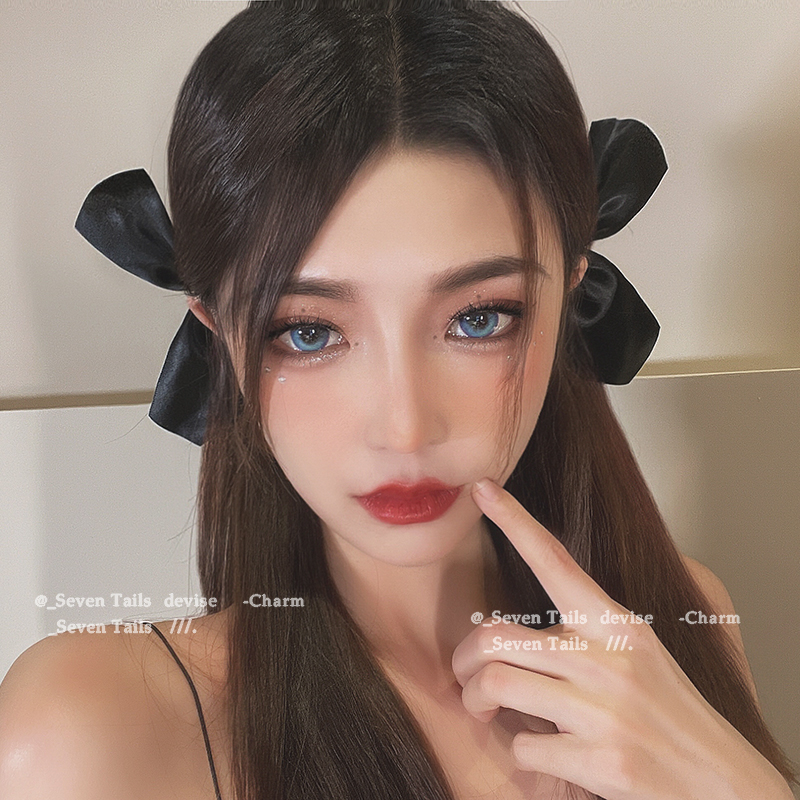 Set kẹp tóc nơ lụa nơ nhung mini xinh xắn